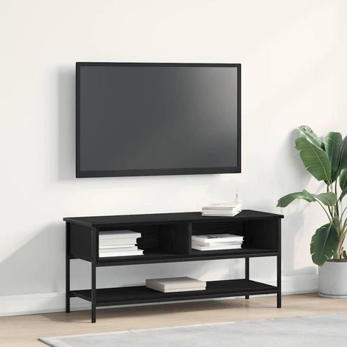 vidaXL TV-kast Zwart eiken 100 x 35 x 45 cm Bewerkt hout, Huis en Inrichting, Kasten | Televisiemeubels, Nieuw, 100 tot 150 cm