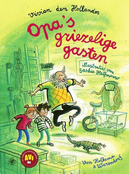 Opas griezelige gasten 9789000354108 Vivian den Hollander, Boeken, Kinderboeken | Jeugd | onder 10 jaar, Zo goed als nieuw, Verzenden