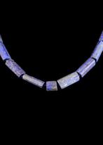 West-Aziatisch Lapis Lazuli Cilindrische kralenketting