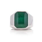 Theo Fennell - 18 karaat Witgoud - Ring - 7.50 ct Smaragd
