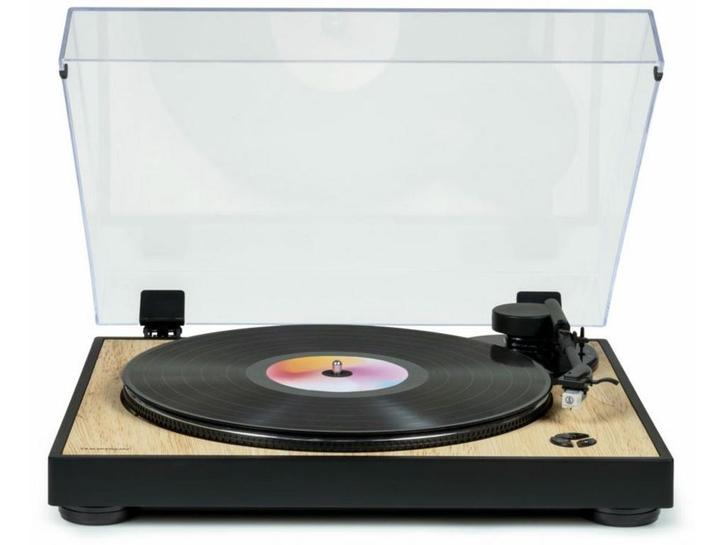 Thomson TT300 - Draaitafel - AT3600L cartridge - Zwart, Audio, Tv en Foto, Platenspelers, Nieuw, Verzenden