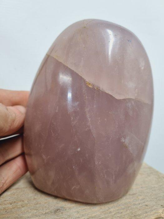XL Rose Quartz sculpture - HQ - Hoogte: 130 mm - Breedte:, Verzamelen, Mineralen en Fossielen