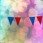 Vlaggenlijn Rood Wit Blauw, Verzenden, Nieuw