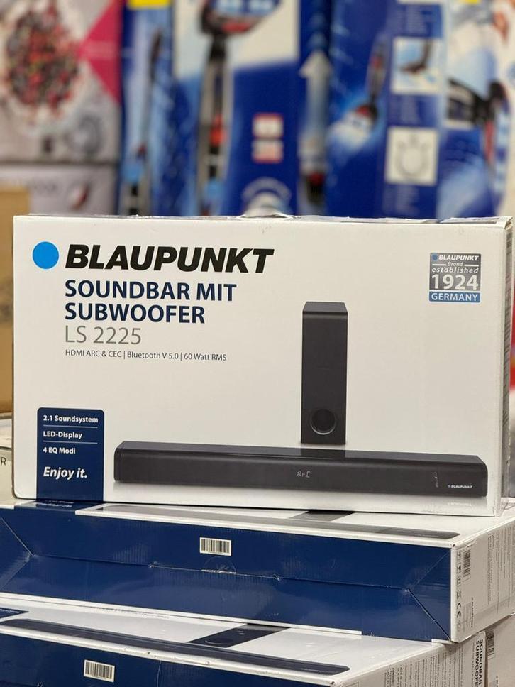 Blaupunkt TV Soundbar met Subwoofer | LS 2225 | HDMI ARC | 2, Audio, Tv en Foto, Soundbars, Nieuw, Verzenden