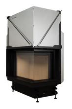 Inbouw Houtkachel Quattro 50 Rechts Glas Premium Edition, Verzenden, Nieuw
