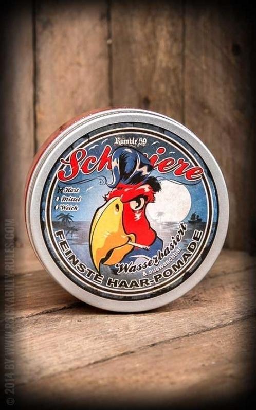 Rumble 59, Schmiere Waterbased Pomade Hard., Sieraden, Tassen en Uiterlijk, Uiterlijk | Gezichtsverzorging, Nieuw, Verzenden