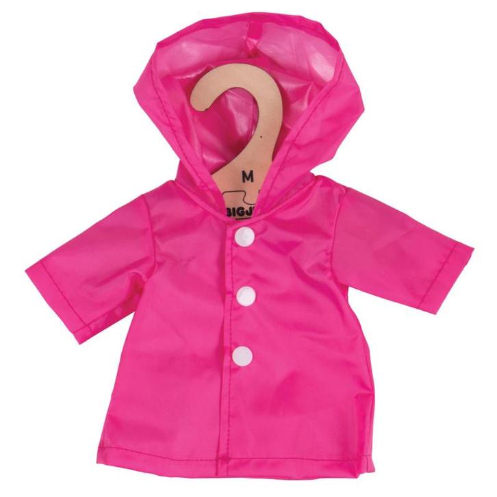 BigJigs poppen regenjas roze - medi van €10,99 voor €8,80, Kinderen en Baby's, Speelgoed | Overig, Ophalen of Verzenden