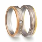 Trouwringen Mokume Gane van Jaume Labro uitvoering Akule ..., Sieraden, Tassen en Uiterlijk, Ringen, Verzenden, Nieuw