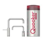 €1516 QUOOKER COMBI+ NORDIC SQUARE TWINTAPS RVS - 22+NSRVST, Huis en Inrichting, Keuken | Keukenbenodigdheden, Ophalen of Verzenden