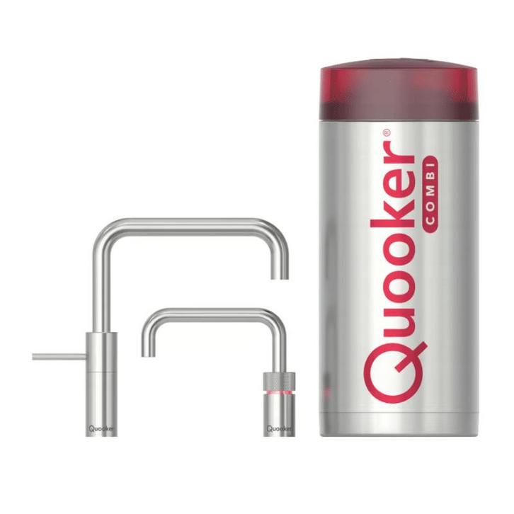 €1516 QUOOKER COMBI+ NORDIC SQUARE TWINTAPS RVS - 22+NSRVST, Huis en Inrichting, Keuken | Keukenbenodigdheden, Ophalen of Verzenden
