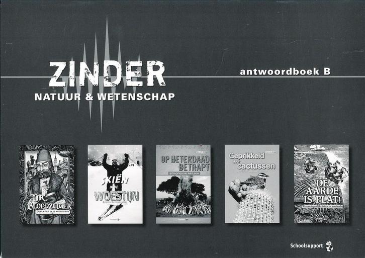 Zinder 10+ Natuur & Wetenschap Antwoordboek B (zie omschrijv, Boeken, Schoolboeken, Nieuw, Verzenden