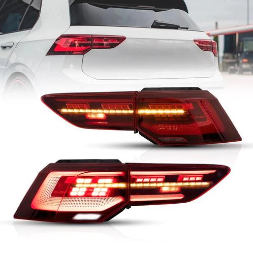 VW Golf 8 LED Dynamische Achterlichten Vland, Auto-onderdelen, Verlichting, Nieuw, Volkswagen, Ophalen of Verzenden