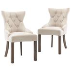 Stoelen Set Beige - Comfortabel & Stijlvol - Retourdeal, Twee, Overige kleuren, Nieuw, Ophalen of Verzenden
