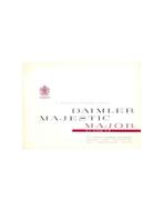 1960 DAIMLER MAJESTIC MAJOR BROCHURE ENGELS, Nieuw, Author