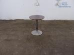 Ronde tafel | Tweedehands | 50cm | Noten blad | OT265, Verzenden, Gebruikt