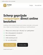 WEBSHOP OVERNAME – Partijhandel Restpartijen Partijen Stockl, Webdesign