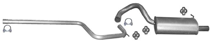 Complete uitlaat, Einddemper + Middenpijp Chrysler PT Cruise, Auto-onderdelen, Uitlaatsystemen, Nieuw, Verzenden