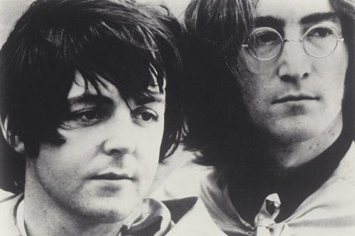 Unknown - Paul McCartney & John Lennon & Linda McCartney, Antiek en Kunst, Kunst | Schilderijen | Modern
