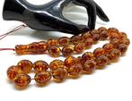 Baltisch amber tesbih gebedskralen rozenkrans, olijf 16 mm -
