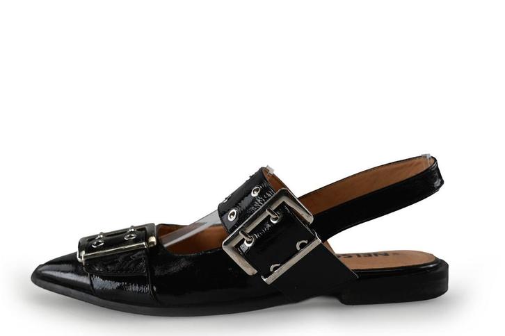 Nelson instappers in maat 39 Zwart | 15% korting, Kleding | Dames, Schoenen, Zwart, Zo goed als nieuw, Instappers, Verzenden