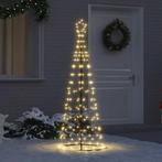 vidaXL LED Kerstboom met 390 LED met grondpennen Warmwit 250, Verzenden, Nieuw