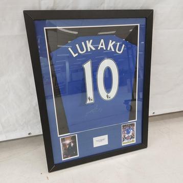 Gesigneerd shirt  Romelu Lukaku , Everton 2015-2016 beschikbaar voor biedingen