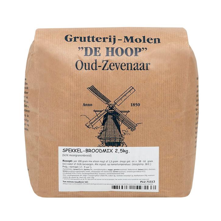 Molen de Hoop Spekkel Broodmix 2,5kg, Hobby en Vrije tijd, Taarten en Cupcakes maken, Nieuw, Verzenden