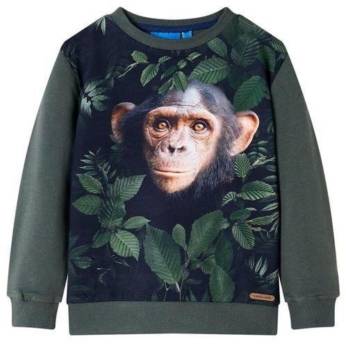 vidaXL Kindertrui 116 donkerkakikleurig, Kinderen en Baby's, Kinderkleding | Overige, Nieuw, Verzenden