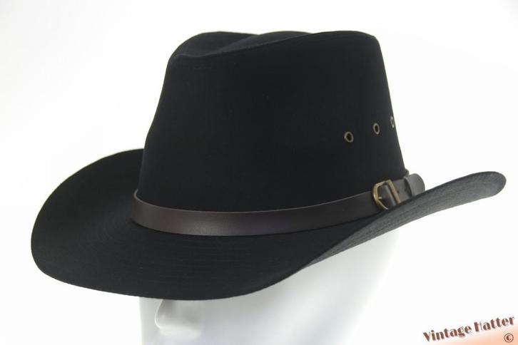 cowboy Western hoed katoen zwart en wit 57, 58 en 59 Nieuw, Kleding | Heren, Hoeden en Petten, Hoed, Nieuw, Ophalen of Verzenden