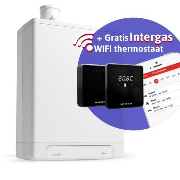 Intergas HRE 28/24 CW4 Incomfort Wi-Fi set, Doe-het-zelf en Verbouw, Verwarming en Radiatoren, Verzenden