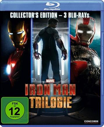 Iron Man Trilogy (verpakking Duits, film Engels) (Blu-ray) beschikbaar voor biedingen