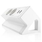 Power DeskUp - 2 stroomingangen + 2 USB ingangen - Wit, Ophalen of Verzenden, Nieuw in verpakking
