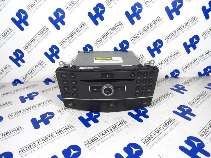 Radio/CD-speler A 204 900 6302 o.a: C-klasse w204, Auto-onderdelen, Elektronica en Kabels, Gebruikt, 3 maanden garantie, Mercedes-Benz
