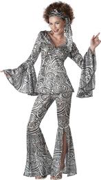Luxe disco kostuum voor dames  - Verkleedkleding - Large, Ophalen of Verzenden, Zo goed als nieuw