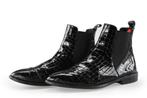 Stefano Lauran Chelsea boots in maat 40 Zwart | 10% extra, Kleding | Dames, Verzenden, Zwart, Overige typen, Stefano Lauran