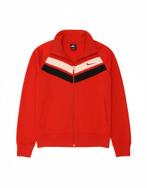 NIKE Mens Tracksuit Top Jacket Medium Red Colourblock Cotton, Kleding | Heren, Jassen | Winter, Verzenden, Nieuw
