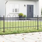 vidaXL Grijs Tuinhek met Hoepel Bovenaan, 1,7 x 0,6 m,, Verzenden, Nieuw, IJzer