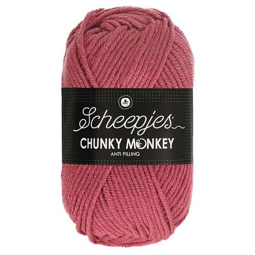 Scheepjes Chunky Monkey - 1023 salmon - Acryl Garen, Hobby en Vrije tijd, Breien en Haken, Ophalen of Verzenden