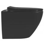 REA Rimless wandcloset - mat zwart - diepspoel - 49 cm -..., Doe-het-zelf en Verbouw, Sanitair, Ophalen of Verzenden, Nieuw