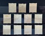 Nederland 1925/1927 - Tweezijdige roltanding - NVPH R71-R73,, Gestempeld
