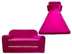 Compact Roze Kinderbankje - Ruimtebesparende Slaapbank vo..., Ophalen of Verzenden, Nieuw, Stoel(en)