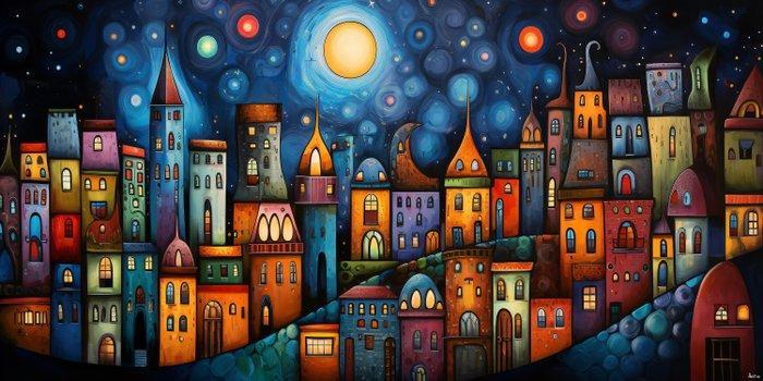 Felix van Horst - Starry Structures (XXL), Antiek en Kunst, Kunst | Designobjecten