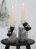 Kaarsen Taper candle Creme h.11 cm set van 7 past in fles, Ophalen of Verzenden, Nieuw