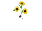 Veiling - Solar verlichting - zonnebloem - 3 bloemen, Nieuw