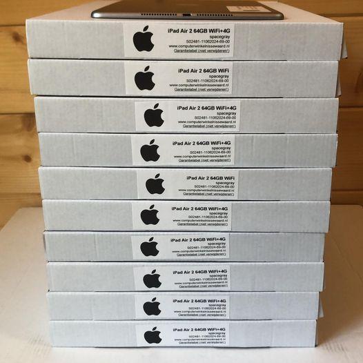 Voordeelbundel Apple iPad Air 2 64GB WiFi (4G) zwart zilver, Computers en Software, Apple iPads, Nieuw, Ophalen of Verzenden