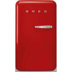 €749 Smeg FAB10LRD5 combi-koelkast Vrijstaand 122 l E Rood, Ophalen of Verzenden, Nieuw, 160 cm of meer