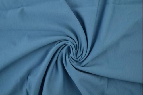 10 meter French Terry stof - Staalblauw - 150cm breed, Hobby en Vrije tijd, Stoffen en Lappen, 120 cm of meer, 200 cm of meer