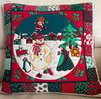 Kerstdecoratie (3) - Katoen - Kussen Sierkussen Quilt, Diversen, Kerst, Nieuw