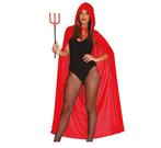 Halloween Cape Kap Rood 1,3m, Verzenden, Nieuw