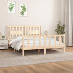 vidaXL Bedframe met hoofdbord grenenhout 150x200 cm 5FT King, Huis en Inrichting, Slaapkamer | Bedden, Nieuw, Verzenden
